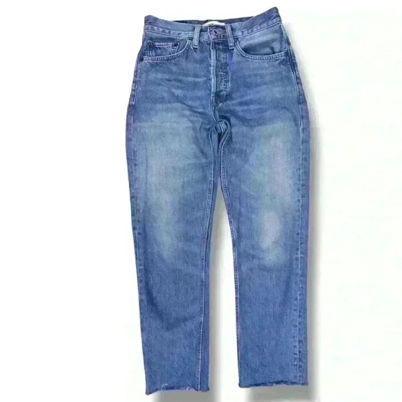 RE DONE HIGH RISE STOVEPIPE JEANS - Picture 1 of 6